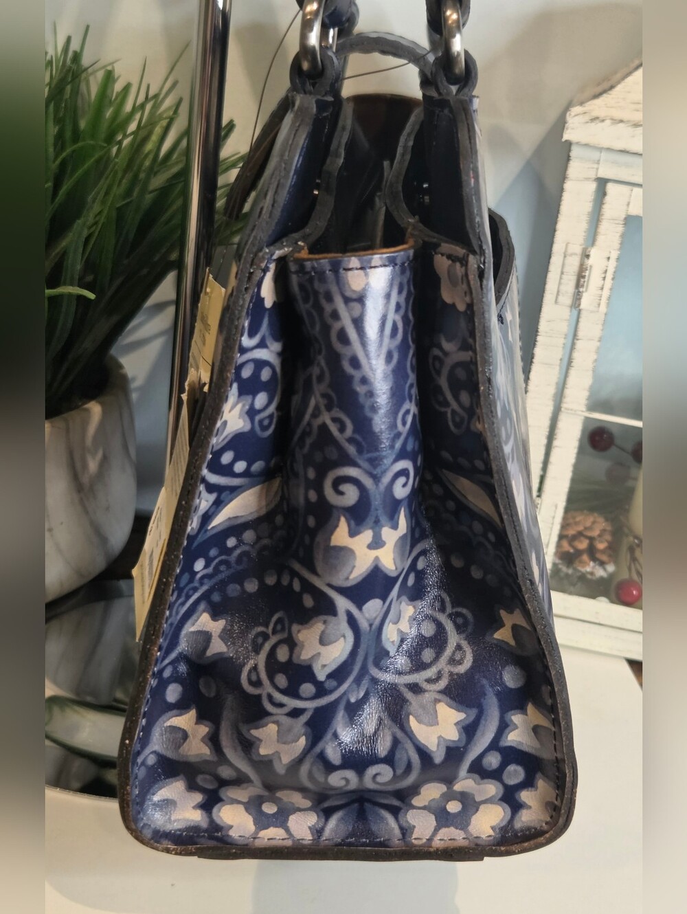 Patricia Nash Rienzo Satchel Italian Folklore Pattern - Picture 5 of 14